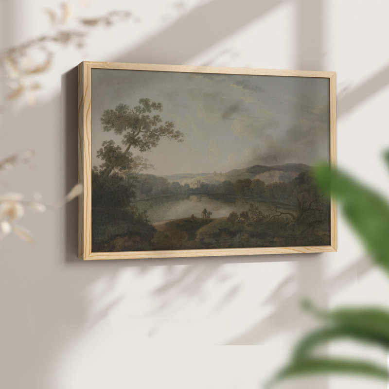 Paysages rétro-CCIX - reproduction encadrée, Naturel, H 11 po x l 14 po