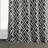 Rami Geo Contemporary Cotton Room Darkening Curtains- Single Panel-1858947804-1858947807