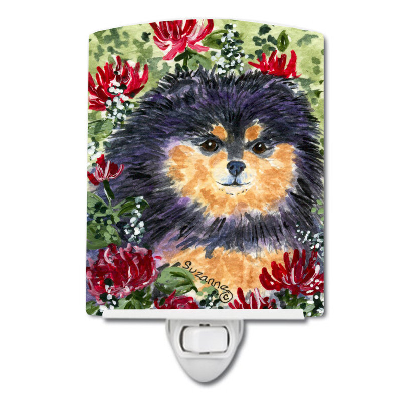 Pomeranian Ceramic Night Light