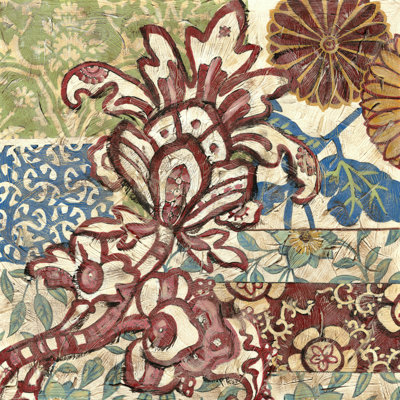 Raspberry Chintz IV by Chariklia Zarris - Wrapped Canvas Painting