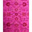 Overdyed Hand-Knotted Wool Modern-Contemporary Pink Runner 3' 0" x 8' 3"