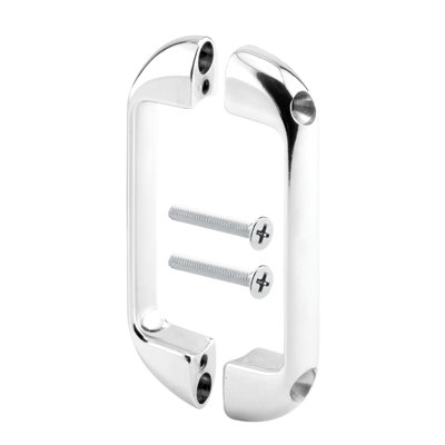 Poignées de porte Prime-Line ADA, 3 1/2 po Centres de trous, Zamak (fabrication en fonte), chromé (paquet simple)