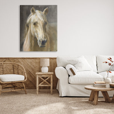 «Stupell Industries Palomino Horse Portrait» par Danhui Nai