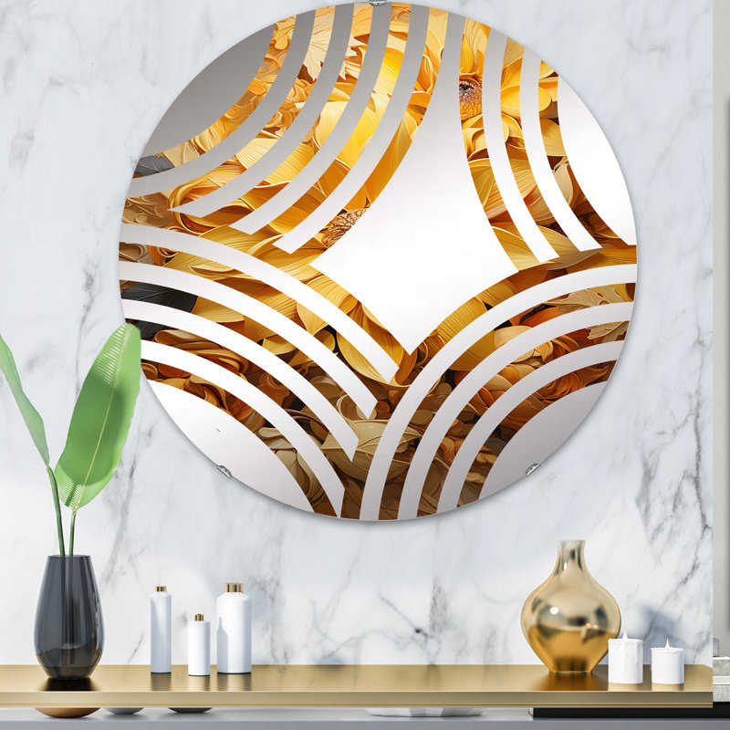 Miroir décoratif Radiant Reverie Botanical II - Baptist Fan MIR106167 C, 31,4 po x 31,4 po