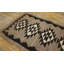 Antique Navajo Small Scatter Size Wool Black, Grey Rug