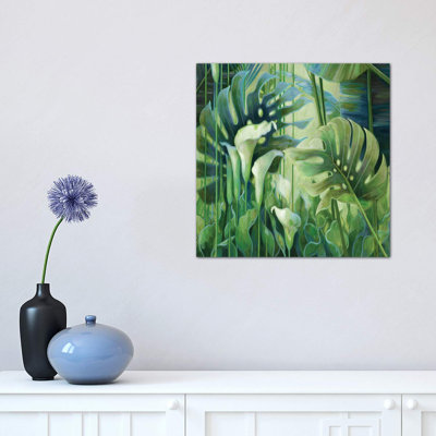 Tropical Garden 1 Piece Wrapped Canvas Painting