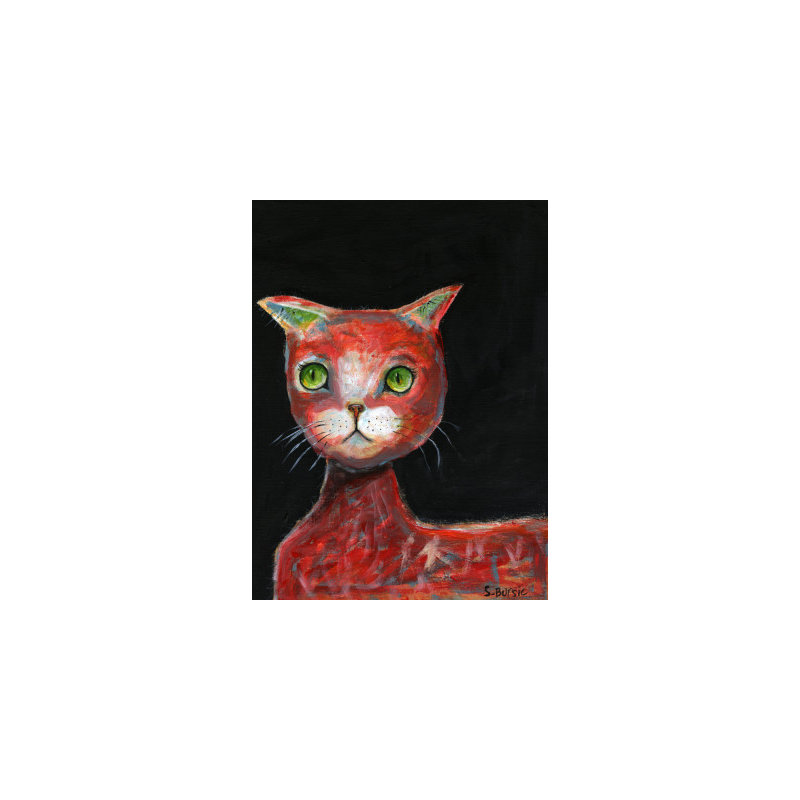 Cat, 76.2 cm H x 50.8 cm W
