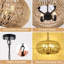 Luminaires suspendus Farmhouse Rattan