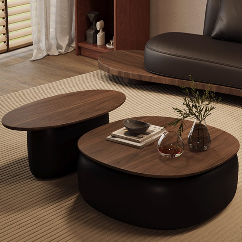 Table basse rétro de style niche haut de gamme, Noir