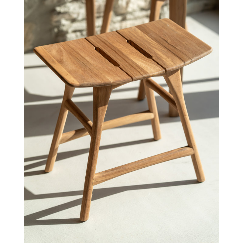 Osso Outdoor Teak Bar Stool