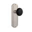 Deco Plate with Black Porcelain Door Knob-1602825700-1602825696