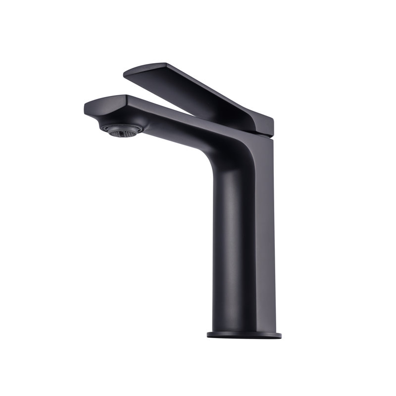 Single-Hole Single-handle Bathroom Faucet, Black