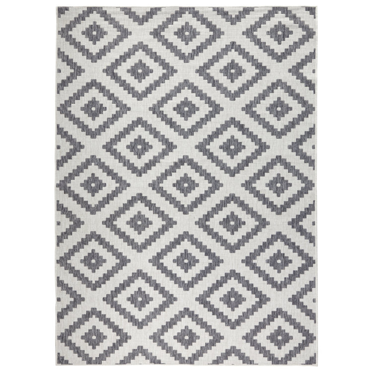 Malta Machine Woven Cream/Grey Indoor / Outdoor Rug