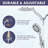Dual Shower Heads With Handheld Spray Combo-119687980