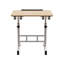 Adjustable Metal Base Computer Desk-1711456572