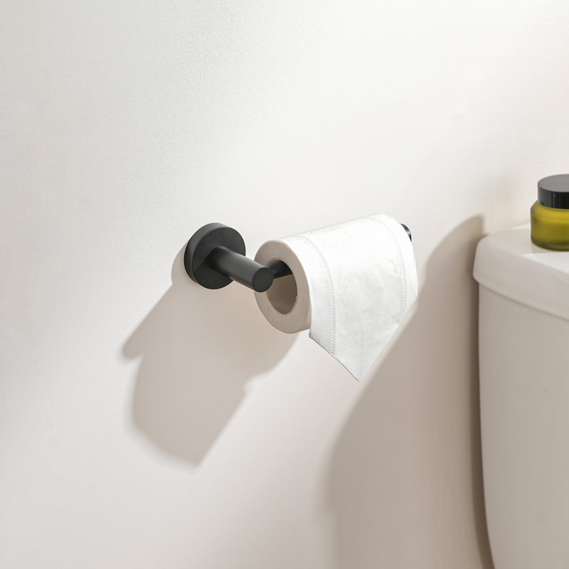 Ensemble d'accessoires de salle de bain 4 pièces ANZZI, Noir mat