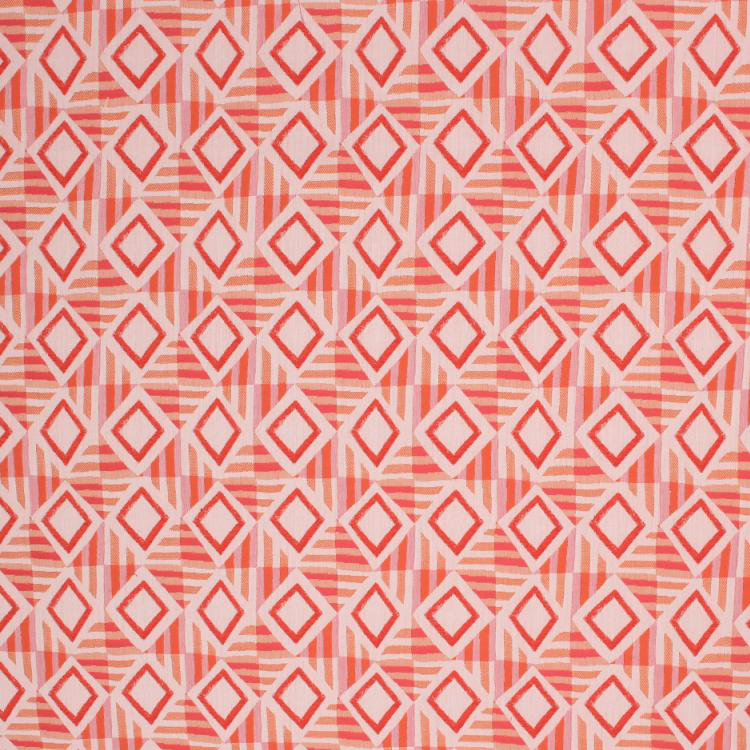 Prive Papara Io Fabric, Coral