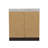 Ambrossia Slab Espresso 36.02'' W x 34.06'' H Laminate Standard Base Cabinet Ready-to-Assemble