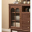 Commode d'appoint rétro avec rangement multifonctionnel-1048219430