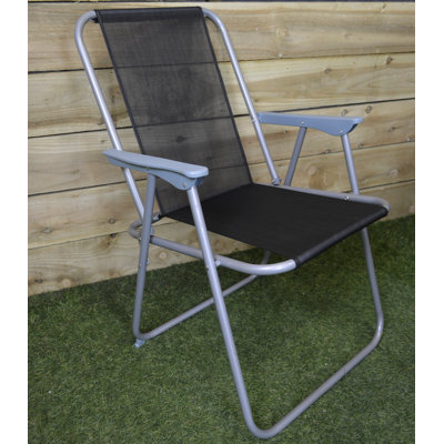 Charhonda Foldable Outdoor Patio Dining Armchair