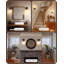 Lampe murale en simili bois à intensité variable pour salle de bain, couloir, salon, miroir, cuisine