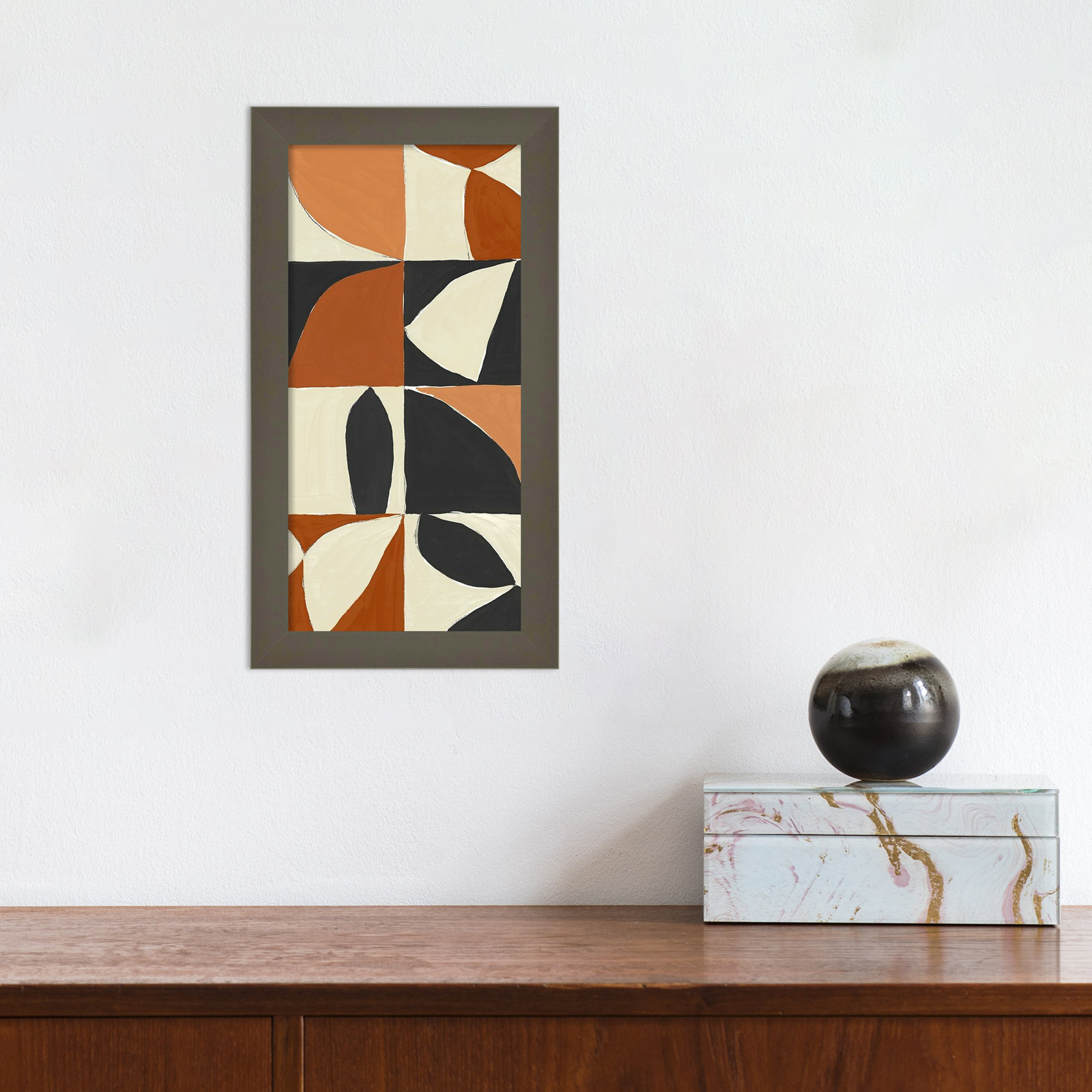 Honoring Matisse Warm by Isabelle Z, 13" H x 7" W x 1" D, Gray
