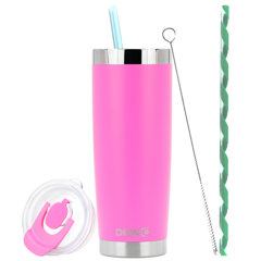 30oz Tumbler With Handle And Straw Lid Stainless Steel Insulated Tumblers  Travel Coffee Mug For Hot And Cold Beverages From Keyigou4, $19.34