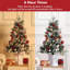 91.4cm H Lighted Artificial Christmas Tree