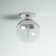 Yearby Glass Semi Flush Mount