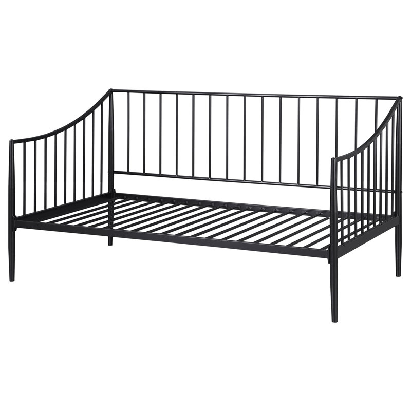 Jeremy Matte Black Metaldaybed Bed Frame