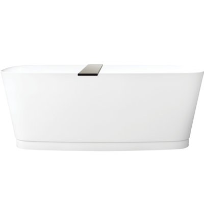 Straight 58.94'' L Soaking Bathtub