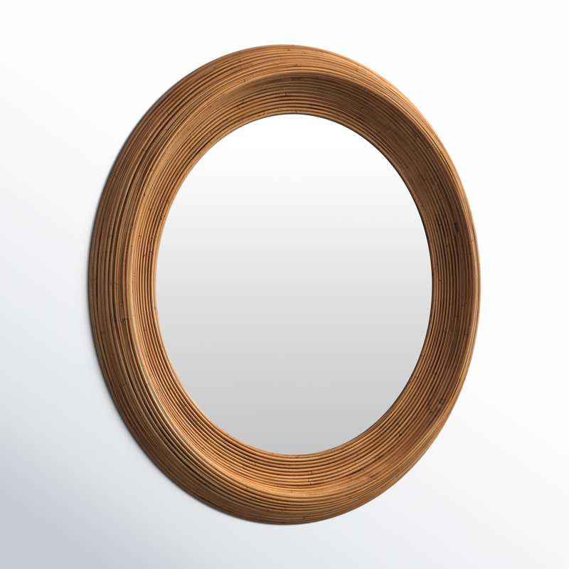 Weekender Round Rattan Wall Mirror