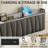 Upholstered Bed Frame with 3 Drawers, Bed with Storage Headboard and Charging Station-1248422149-1245003317