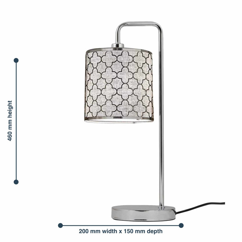 Almas Metal Arched Lamp