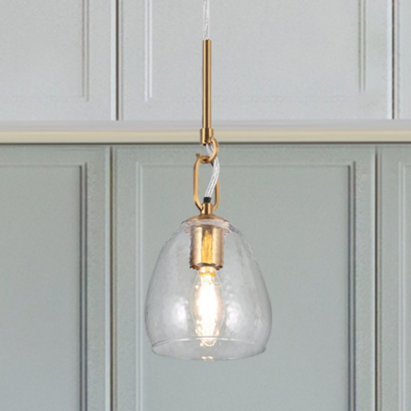 Mini-luminaire suspendu en cuivre 1 lumière Cillin