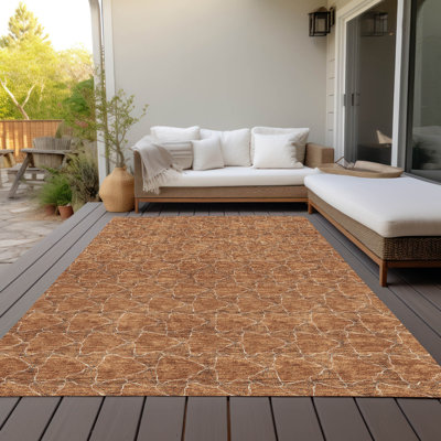 Machine Washable Indoor/Outdoor Chayden ACN960 Black 1'8" x 2'6" Rug