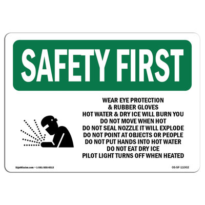 Osha Safety First Sign