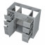 Base de meuble-lavabo simple 35,6 po seulement-97744243