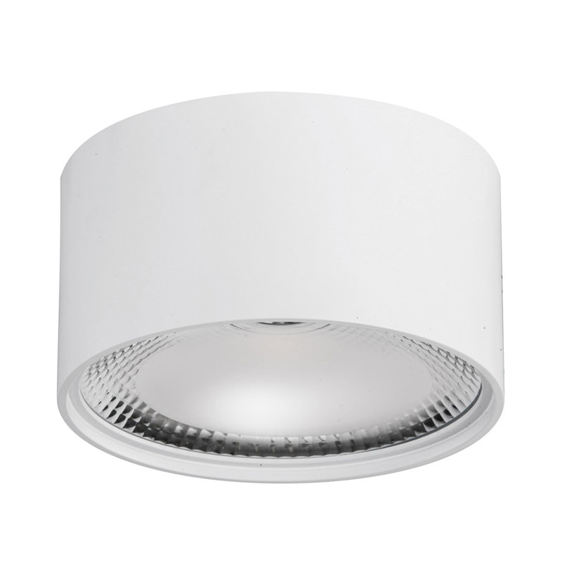 Thorin LED Flush Mount, White, 8.5cm H x 15.7cm W x 15.7cm D