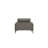 Rencher 44" Wide Black Leather Sofa