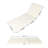 / Chaise Lounge Cushion - Three Folds. Waterproof Material, Foam Padding For Relaxing Sit. 27.8"W X 76.28"D 3.98"H, Cream Folds Version. Weather- Fabric, A Time. 27" W 76.28" D 4" H, Color-2044819908