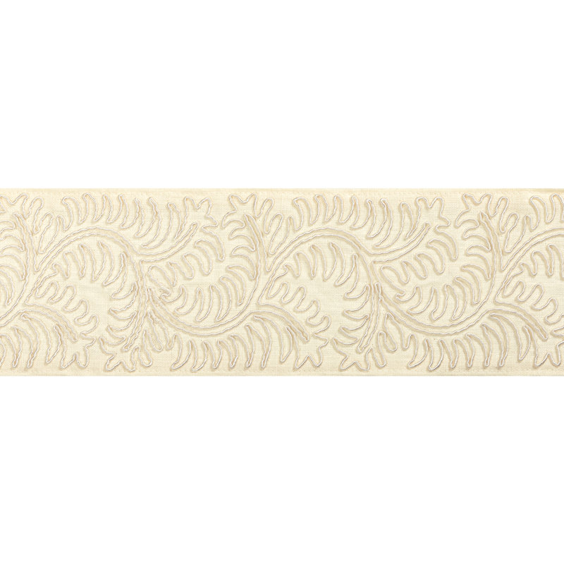 Treillis Passementerie II Sirine Tape Fabric, Ivory