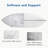 White Goose Down Pillow,750+ Fill Power Luxury Hotel Collection for All Sleeper, 100% Cotton Shell with Hypoallergenic,Standard/Queen/King,Single/2 Sets-582371554-582371553