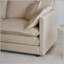 Ensemble de 2 chaises d'appoint, fauteuils rembourrés en chenille haut de gamme, chaises d'appoint de salon avec coussin décoratif, chenille-1726660671-1726660656
