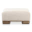 JUNE OTTOMAN PERFORMANCE FABRIC OATMEAL
