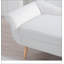 Chaise longue avec accoudoirs à volutes