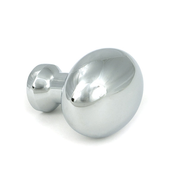 Moore Cabinet Knob, Polished Chrome, 1.26" Knob Diameter