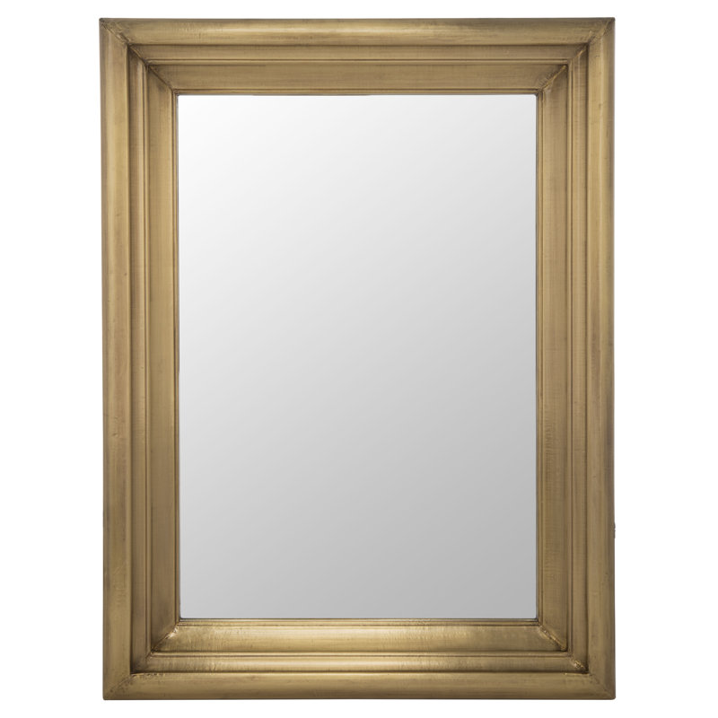 Antke Engineered Wood Mirror, Brass, 40" x 30"