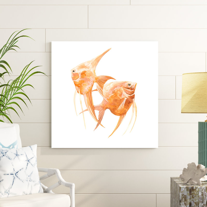 " Discus Fish IV " by Emma Scarvey, 36" H x 36" W x 1" D