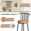 Tabouret de bar pivotant avec tabouret de bar et siège de 24 po et de 29 po à hauteur réglable pour les îlots de cuisine et le bureau-320860084